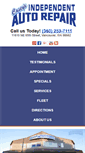 Mobile Screenshot of caseysindependentauto.com